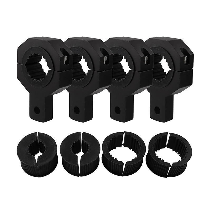 

LED Light 1/1.5/1.75/2" Vertical Bar Clamp Mounting Kit 4pcs Motorcycle Offroad