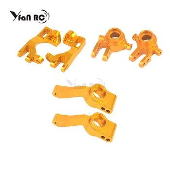 

For 1/10 Slash 4x4 Aluminum Steering Knuckle Blocks Caster C-Hubs Stub Axle Carriers Replacement of 6837 6832 1952