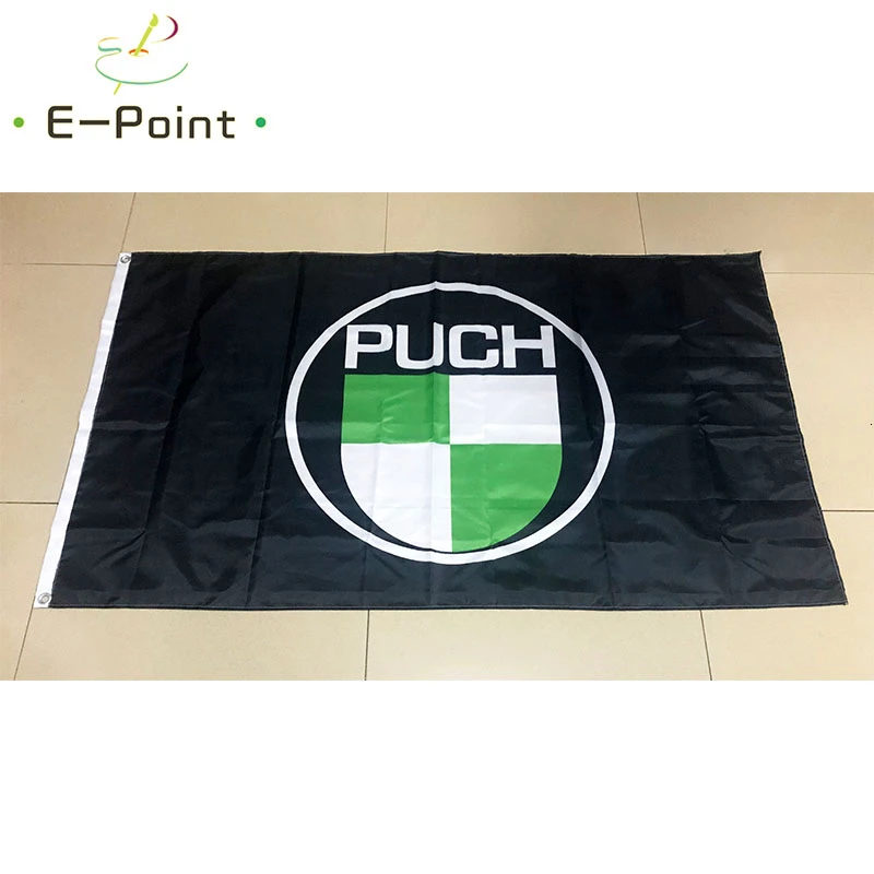 Австрийский мотоциклетный флаг Puch Размер 2 фута * 3 (60*90 см) размер 5 футов (90*150