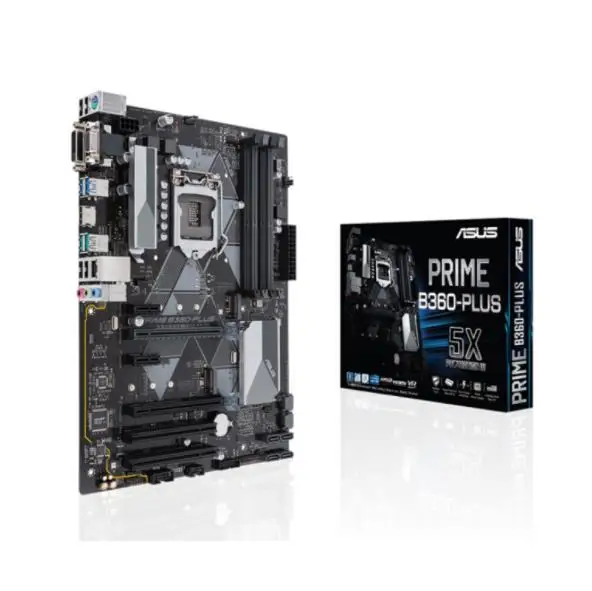 Новая настольная Материнская плата ASUS PRIME B360-PLUS B360 LGA 1151 DDR4 ATX материнская плата серии Master PC материнская плата