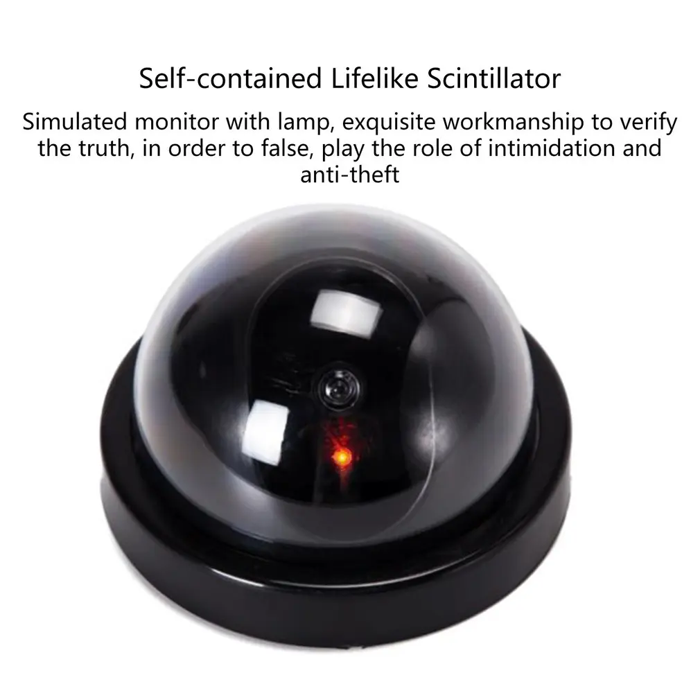 

Simulated Surveillance Camera Fake Home Dome Dummy Camera with Flash red LED Light Security camera indoor / outdoor
