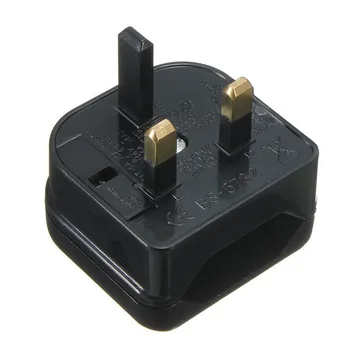 

New European Euro EU 2 Pin to UK 3Pin Power Socket Travel Plug Adapter Converter