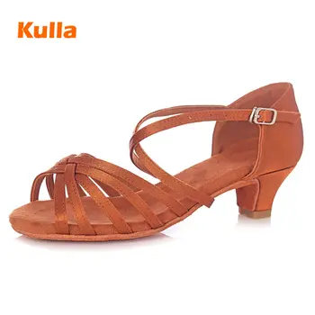 

Children Women Latin Dance Shoes Girls Kids Ballroom Salsa Dance Shoes Low Heel White Tango Dancing Shoes Wholesale latino mujer