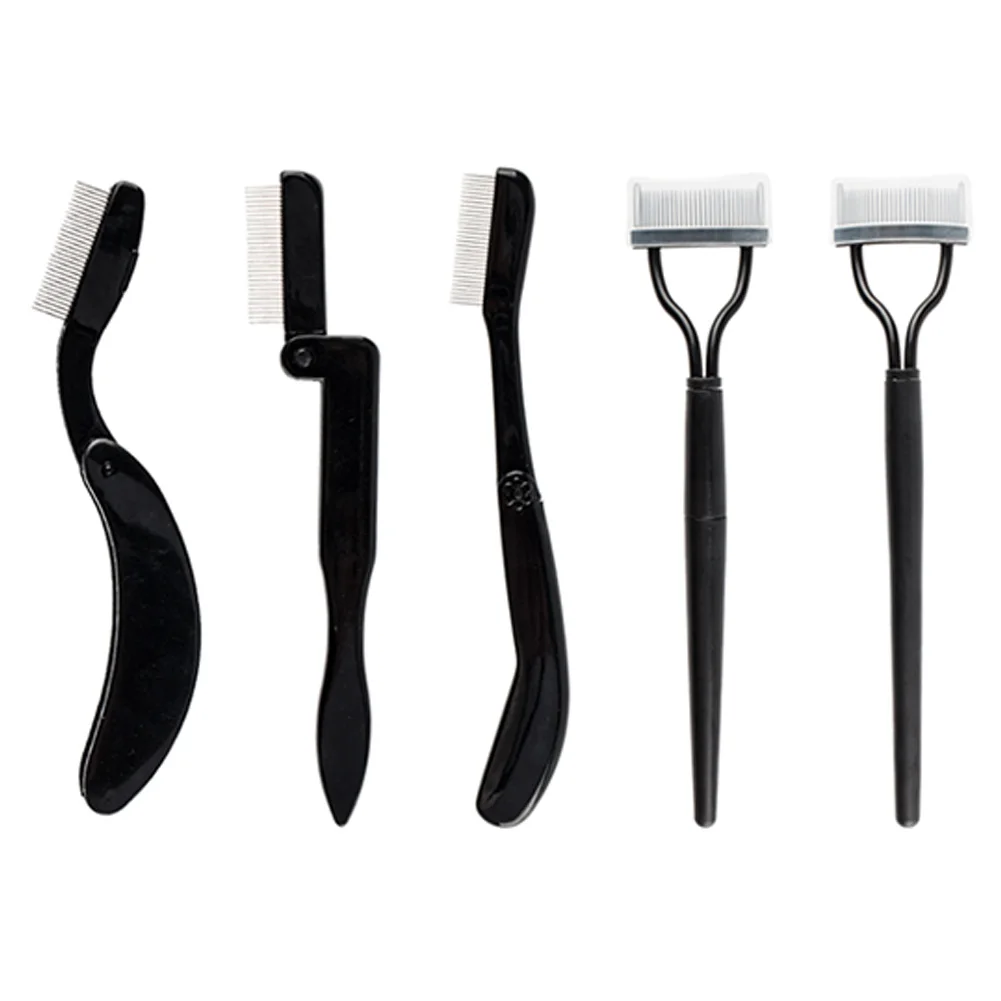 Cepillo para pestañas, peine separador de pestañas, maquillaje, rizador de pestañas, herramienta cosmética de Metal para herramientas de maquillaje de belleza