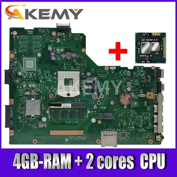 

Akemy Laptop motherboard for ASUS X75VC X75VB X75VD X75VD1 X75A X75A1 X75V mainboard 4GB-RAM Free CPU 2 cores 2.0 GHZ