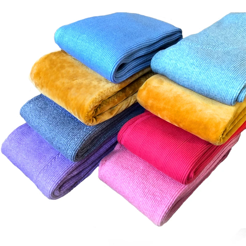 

Boys and girls warm pants stretch large cotton fabric trousers to keep warm in winter