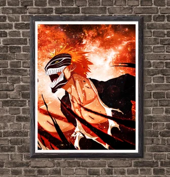 

Hollow Mask Ichigo Bleach Cool Manga Anime Canvas Art Prints Poster for Kids Bedroom Decoration,8 x 10 Inches,Ready To Hang