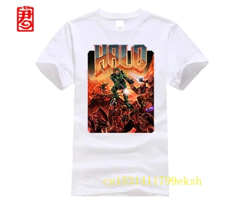 

Novel Halo Master Anime Wars Game T-shirt Cotton Men T Shirt New Menss Top Design Summer Tee Shirt 2020 Man's Tshirt