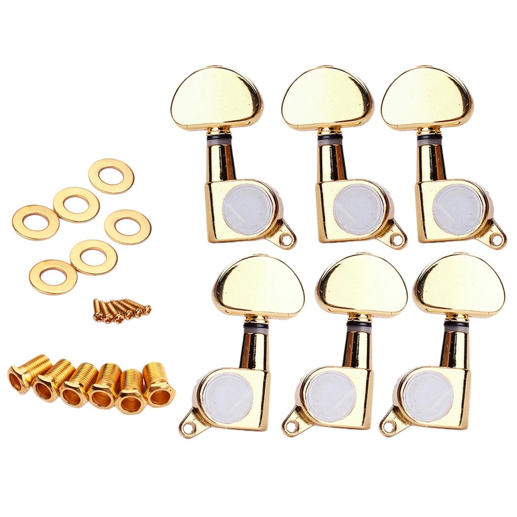 3R 3L Sealed String Tuning Pegs Keys Machine Heads Tuner for Epi Style Acoustic Electric Guitar