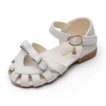 

Kids Girl Sandals Leather Summer Shoes Kids Bow Princess Sandal Dress Party Wedding Children's Sandals