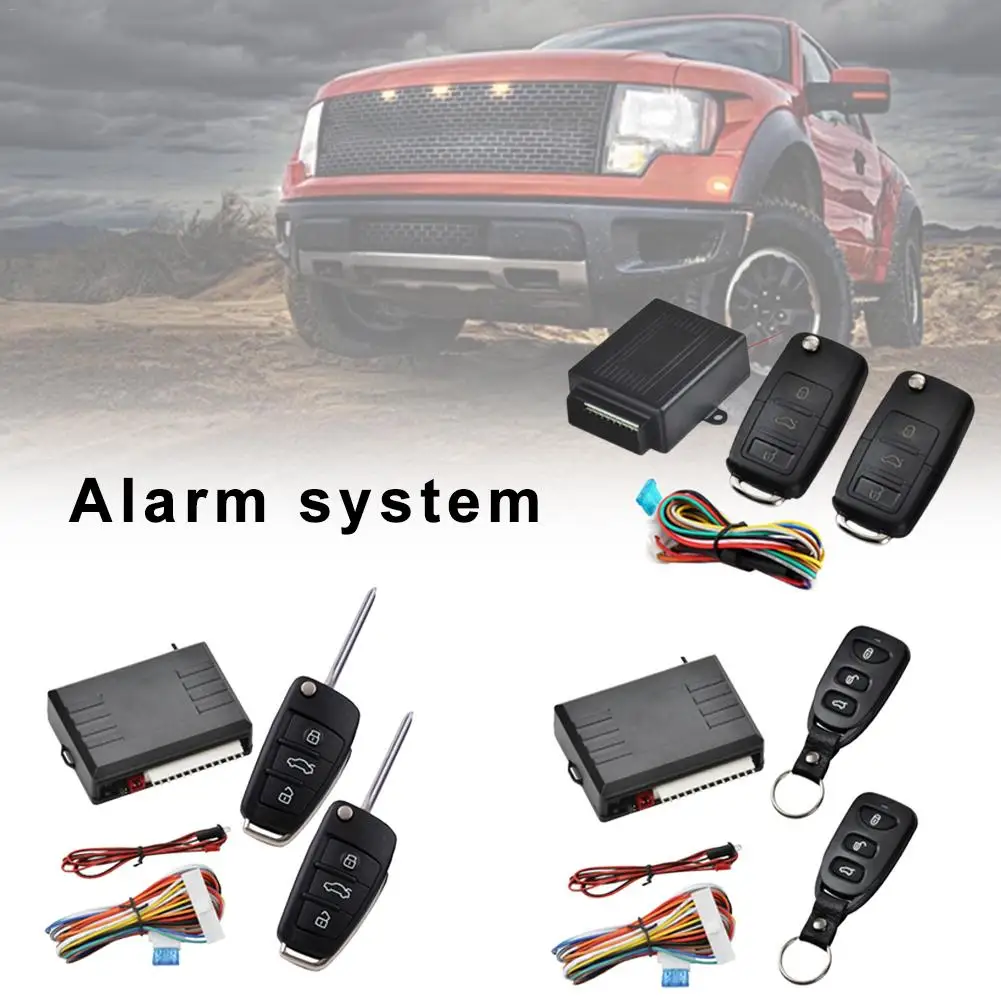  12/24V Car Remote Central Door Lock Keyless Remote Control Universal Car Alarm Systems Central Lock