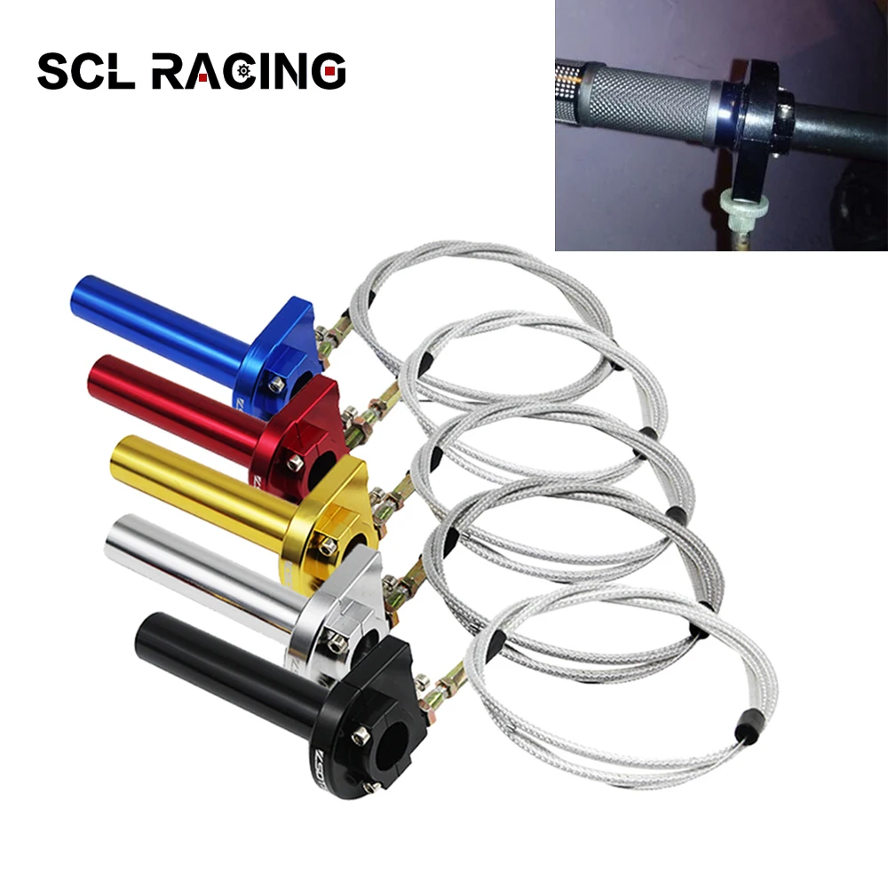 Ручки для мотоцикла SCL Racing ZSDTRP 7/8 дюйма 22 мм CNC алюминиевая рукоятка регулятора с