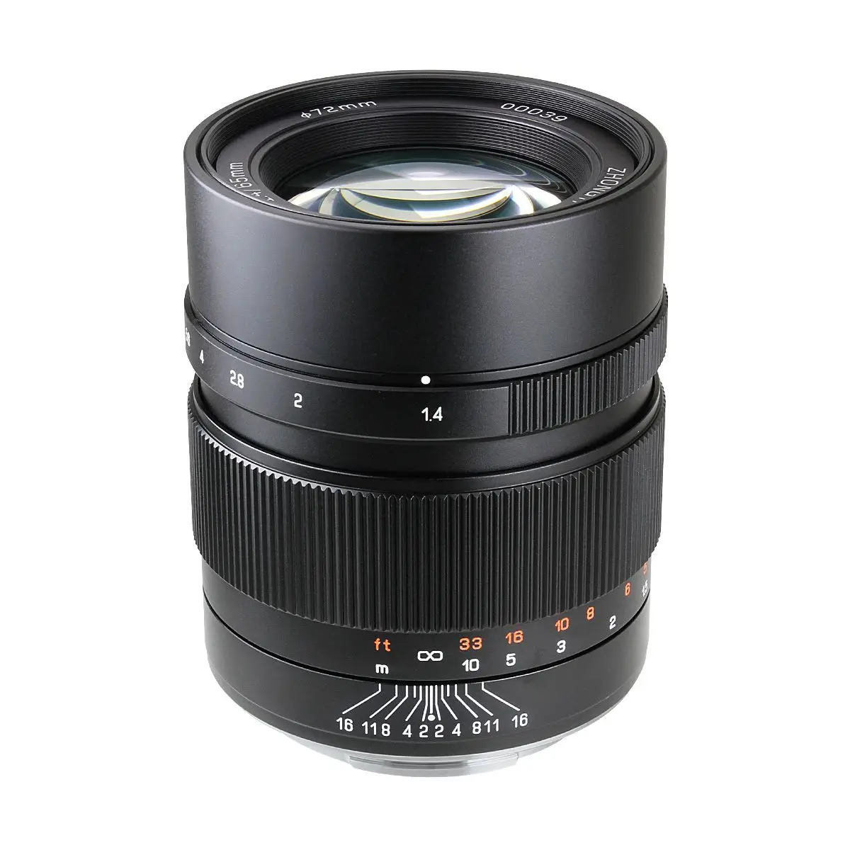 Zhongyi mitakon Speedmaster 65mm f1.4大口径手動フォーカス