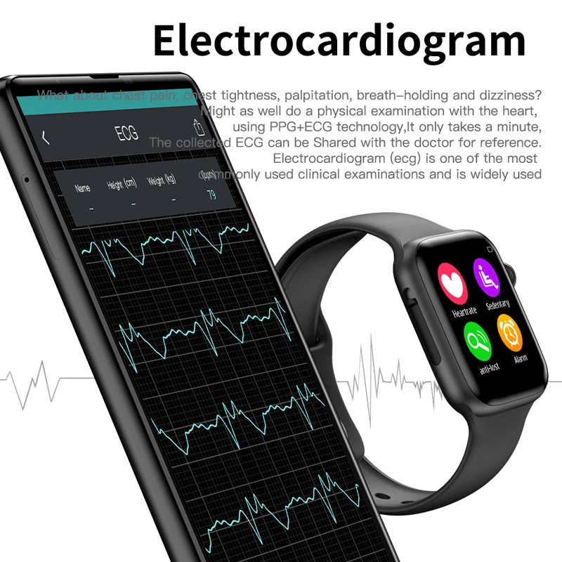 Soulusic W34 Bluetooth Вызов Смарт часы ЭКГ монитор сердечного ритма Smartwatch для Android iPhone xiaomi PK iwo 8 10