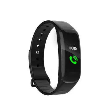 

C1s Color Screen Smart Healthy Care Bracelet Heart Rate and Blood Pressure Monitoring Watch BT Step Movement Band Fitness