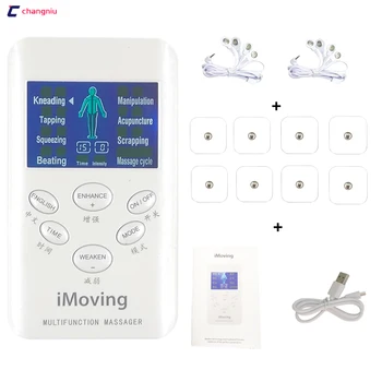 

EMS Tens Machine Unit Electric Massager Pulse Muscle Stimulator Electrode Pads Digital Therapy Pain Relief massager