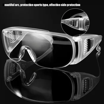 

Fast Delivery Eye Protection Glasses Transparent Protective Glasses Professional Windproof Dustproof Glasses for Motorcycle