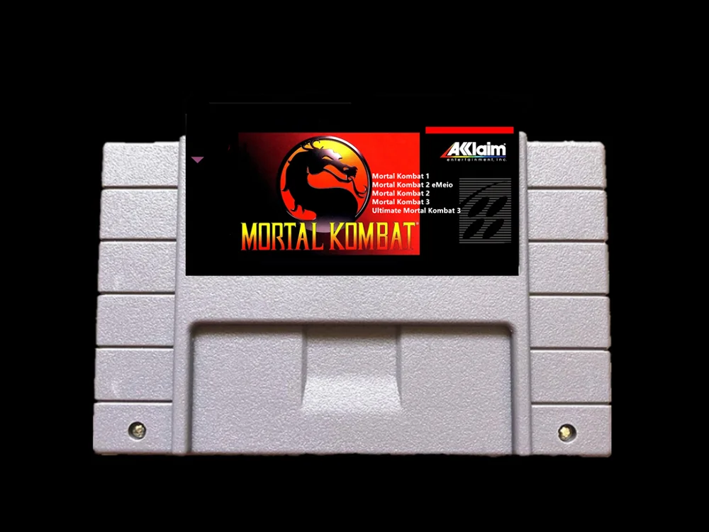 Mortal Kombat 5 в 1 версия для видеоигр 16 бит 46 pins игр с видео!|Картриджи| |