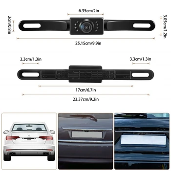 

Car 7 LED Infrared Sensor Light Night Vision Rear View Camera Backup Camera L41A