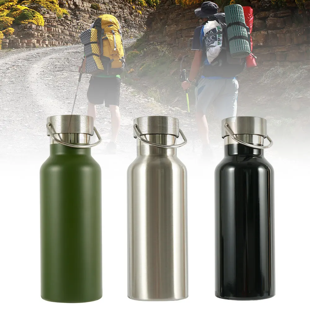 

New Design Double Wall Stainless Steel Vacuum Flasks 500ml Thermos Cup Coffee Tea Milk Travel Mug Thermo Bottle Gifts Thermocup