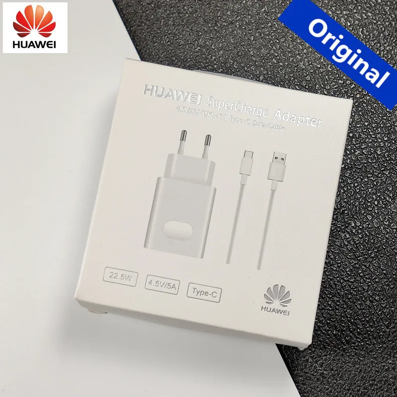 Оригинальное зарядное устройство Huawei Supercharge быстрое с европейской вилкой