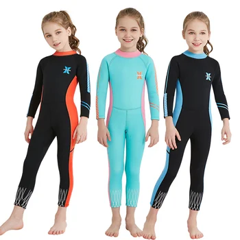

Dive&sail Girls 2.5mm Neoprene Warm Wetsuit Children's Scuba Surf Dive Skin Dive Swimming Suit One Piece Jellyfish Swimsuit