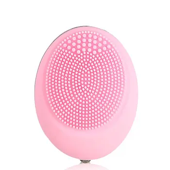 

Mini Electric Silicone Cleansing Instrument Small Magic Egg Shape Massage Vibration Facial Cleansing Brush