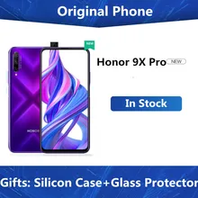 Honor 9X Pro, мобильный телефон Kirin 810, Android 9,0, 6,59 дюймов, ips, 2340X1080, 8 Гб ram, 256 ГБ rom, подъемная камера, МП