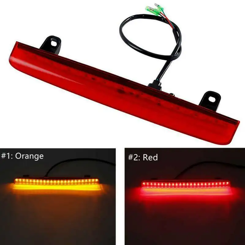 

Motorcycle Rear Rack LED Spoiler Brake Light Red / Orange For Honda Goldwing Tour GL1800 GL 1800 2018-2019 18 19
