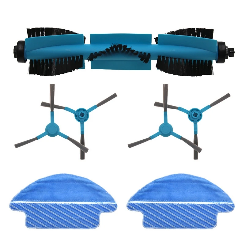 

Replacement Accessories Roller Brush Side Brush Mop Robot Sweeper Accessories Replacement for Conga 3090 Vacuum Cleaner