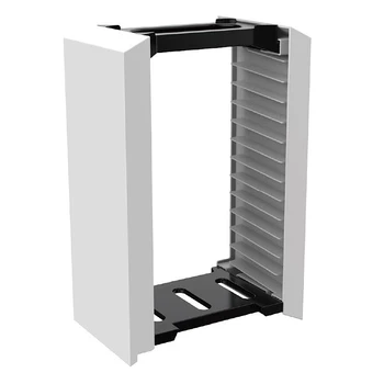 

DOBERMAN SECURITY Game Disk Tower Vertical Stand for Switch DualShock Controller Charging Dock Station for One