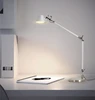 Adjustable Long Swing Arm Desk Lamp Modern Fashion Silver Aluminium Office Reading Study LED Clamp Desktop Table Light with Clip 2
