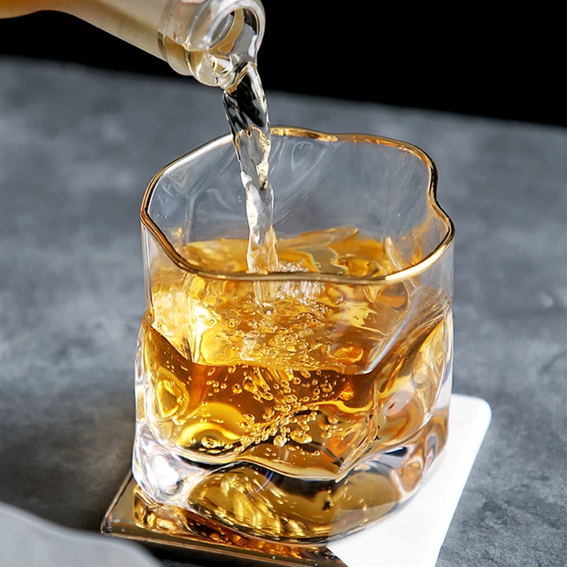 Melting Ice Shape Glass Cup 2