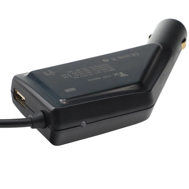 Автомобильное зарядное устройство Mavic Pro с USB портом 2 в 1 для DJI MAVIC PRO/Mavic Платиновые