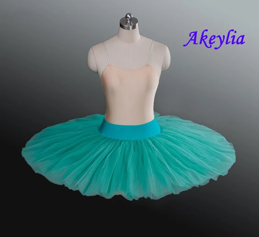 Комплект синего цвета Половина балетная юбка-пачка для девочек, профессиональные половина блин блюдо балетная юбка-пачка для женщин балет, для тренировок, блин одежда для малышей