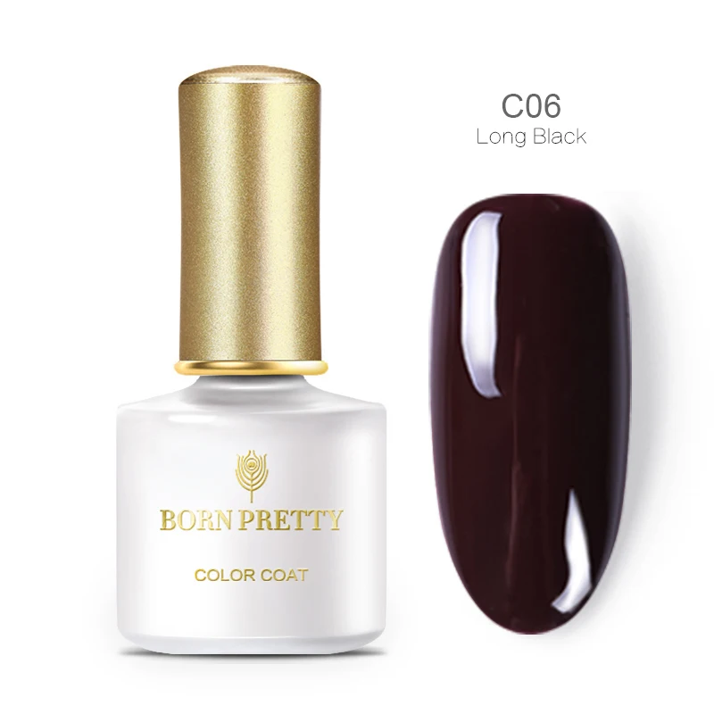 BORN PRETTY Гель-лак для ногтей красный кофе фиолетовый серый замочить от УФ светодиодный Гель-лак Полупостоянный дизайн ногтей геллак 6 мл для DIY Советы - Цвет: C06
