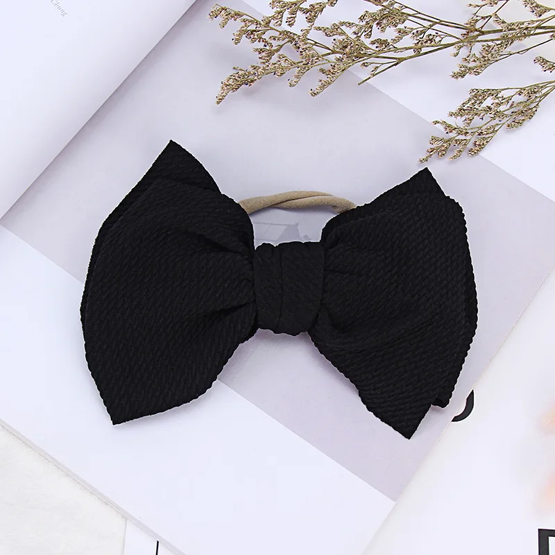 35 Elastique Cheveux Fille Детская повязка на голову с бантом бандо Bebe Fille ободки для девочек Новорожденные Детские Луки завязанные детские украшения для волос - Цвет: 35