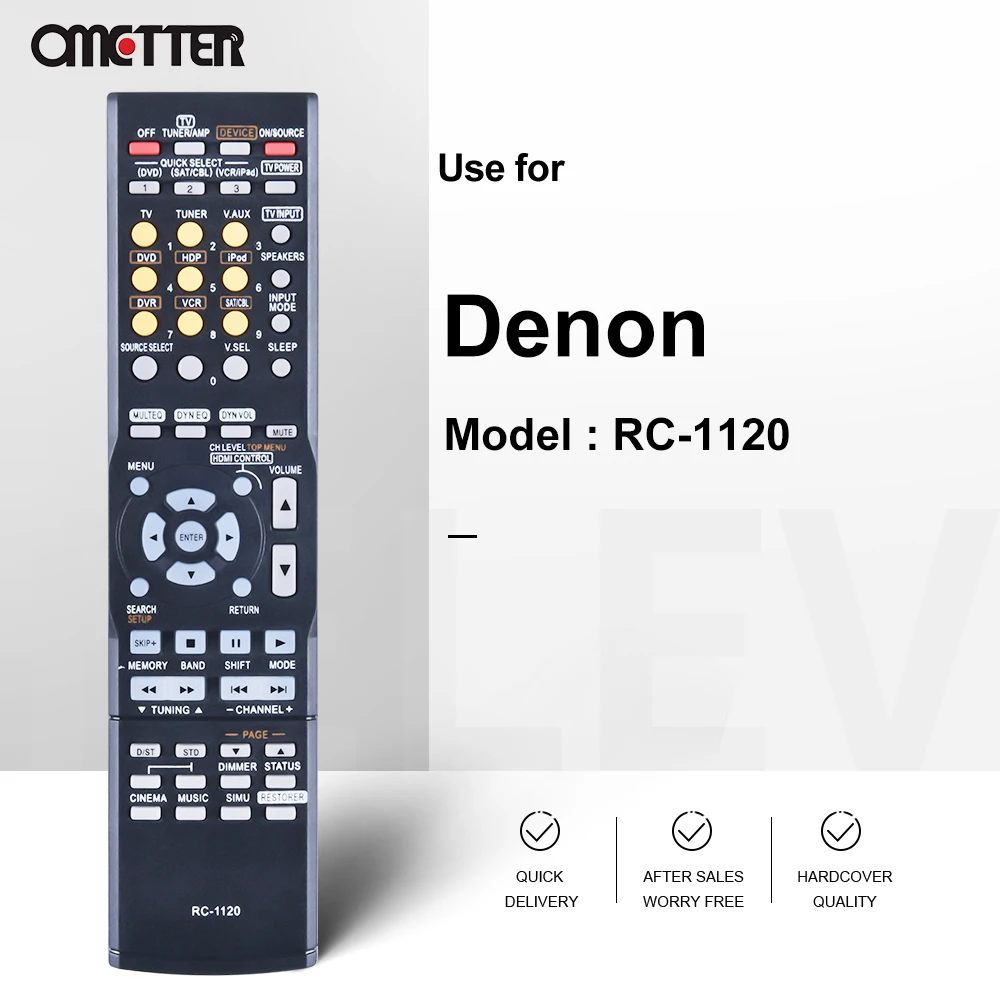 Télécommande durable RC1120 pour récepteur Denon AVR 590 DHT590BA AVR