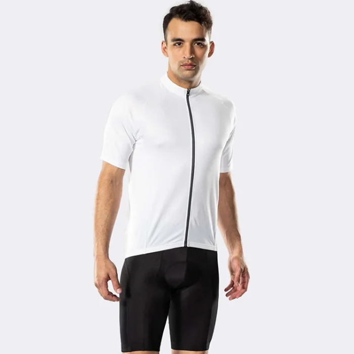 Blank color Cycling Jersey Set Summer Cycling Clothing Suit MTB Mountain Bike Clothing Racing Bicycle Clothes Suit - Цвет: men cycling suit