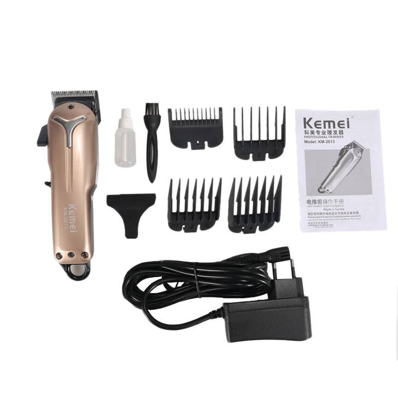 

Kemei Km-2613 Retro Oil Head Electric Hair Clipper Barber Shop Dedicated High Power Gradient Reasoning Hair Clipper EU Plug