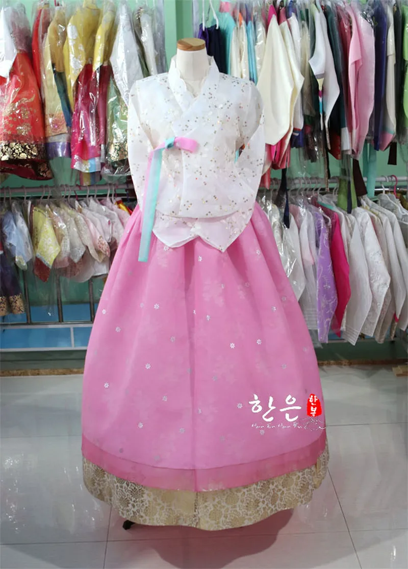 

Korea Imported Fabric / New Improved Hanbok / Bride High-end Hanbok /
