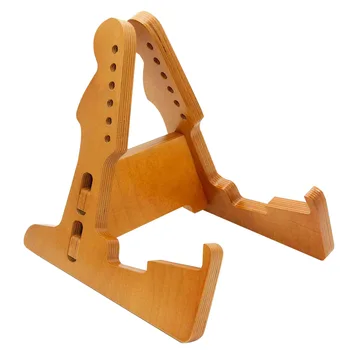

Solid Wood Detachable A Type Guitar Holder Stand Vertical Display Stand Rack Musical Instrument Bass Stand Bracket (Wood Color)