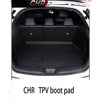 

For Toyota Chr TPV boot pad Tail box cushion Waterproof C-HR Boot / trunk pad Interior trim
