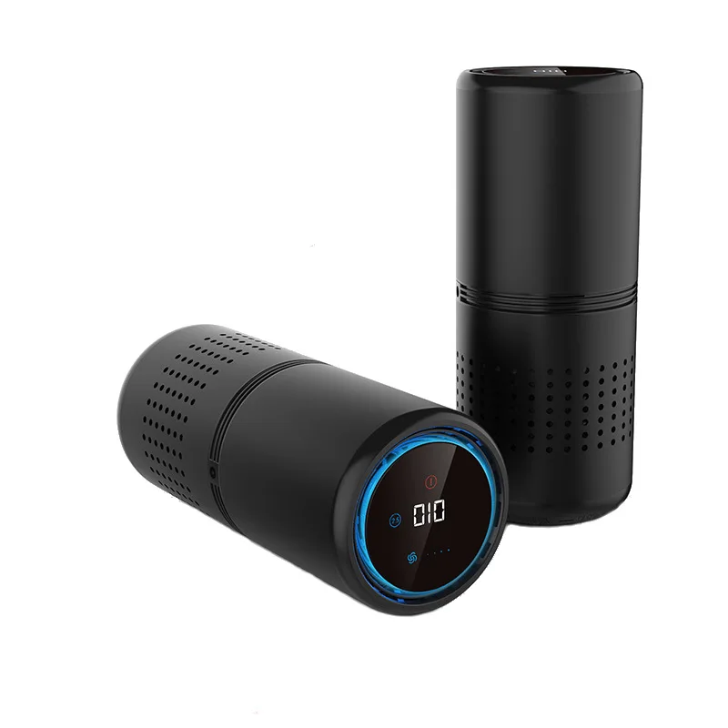 

USB Mini Air Purifier HEPA Vehicle Air Ionizer Car Air Purifier Electric Air Freshener Car Accessories Purifiers PM2.5 Dust Door