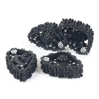 

4Pcs/set RC Tracks Wheel Sandmobile Conversion Snow Tire for 1/10 Traxxas TRX-4 Car Upgrade Parts Accessories