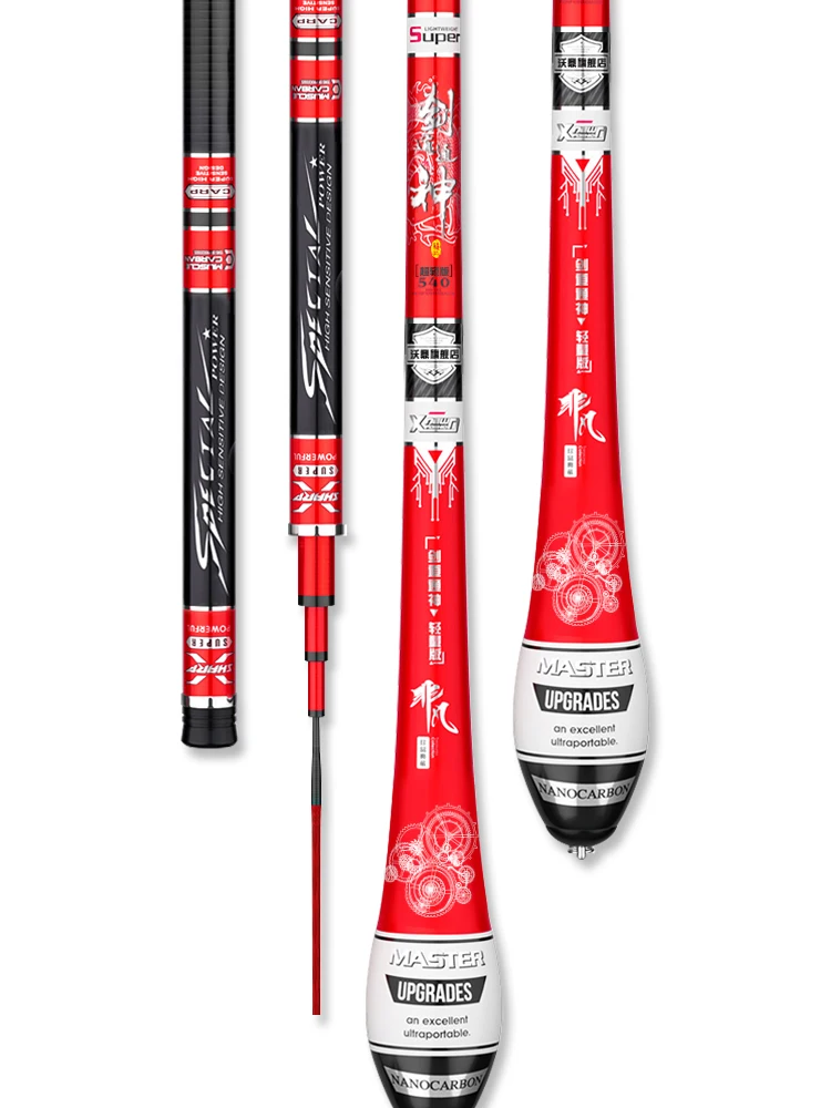 US $108.38 27M63M Taiwan Fishing Rod Vara De Pesca Carbon Fiber Telescopic Wedkarstwo Olta Hand Pole 2819 Tonalty Fishing Sticks Canne