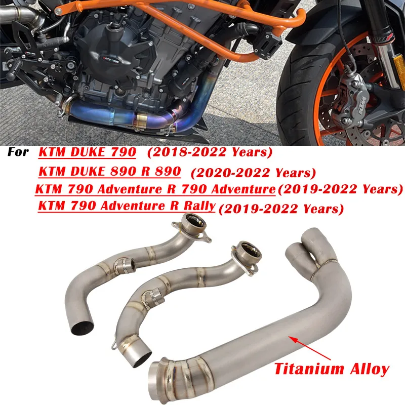 Для KTM DUKE 790 890 ADVENTURE R Rally 2018- 2022 мотоциклетная система сброса выхлопных газов