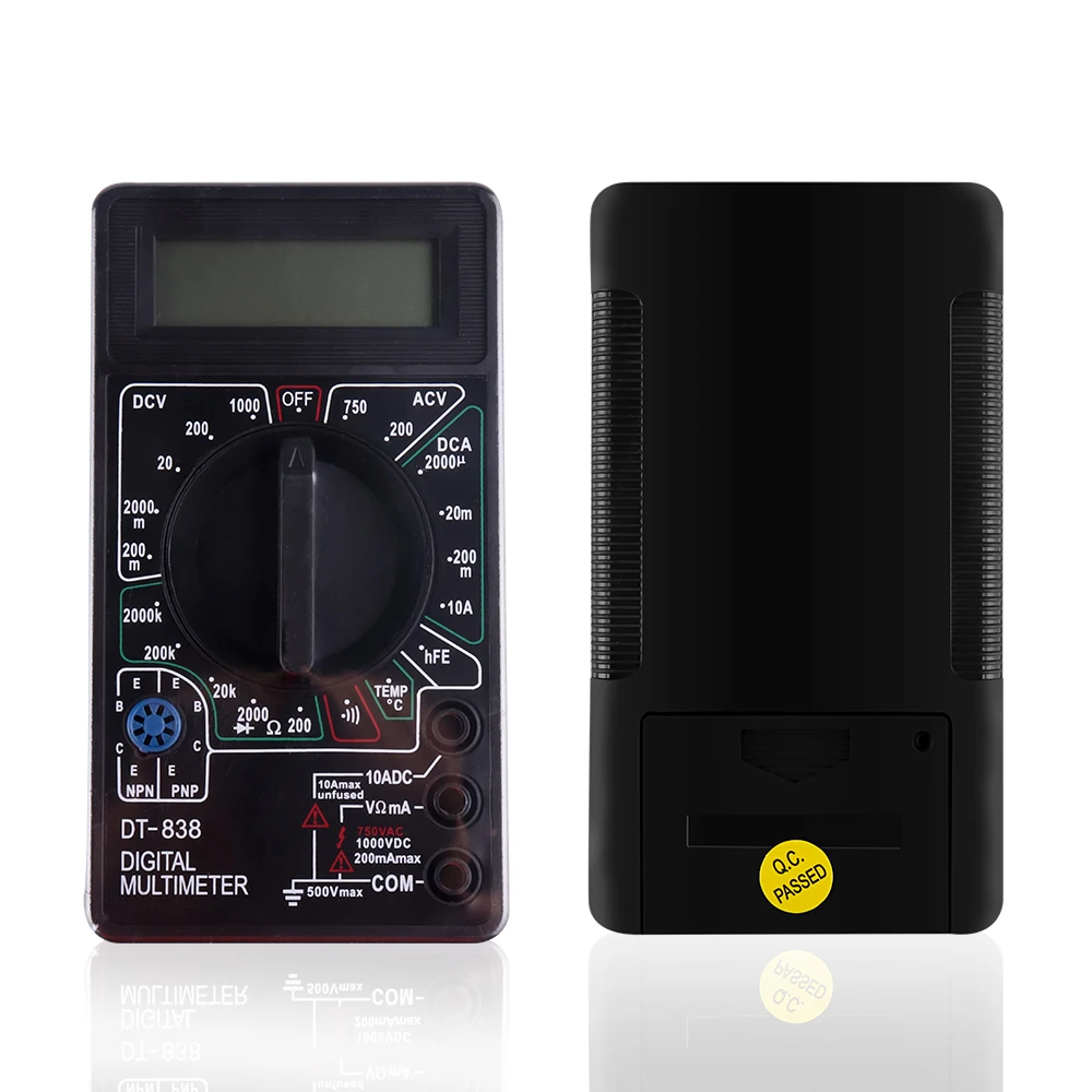 PJLSW DT830 AC/DC ЖК цифровой мультиметр 750/1000 в Вольтметр Амперметр Ом тестер Высокая