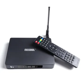 

MECOOL K7 K6 DVB S2 - T2 - C Android 7.0 TV Box 2GB RAM 16GB ROM Quad core 2.4G + 5G WiFi USB3.0 100Mbps 4K Media Player