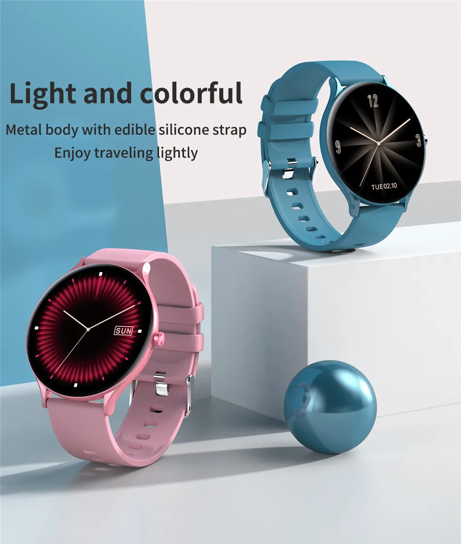 LIGE Fashion Smart Watch Women Sports Fitness Tracker Health Monitor Waterproof Full circle touch screen Electronic smartwatch LIGE Fashion Smart Watch Women Sports Fitness Tracker Health Monitor Waterproof Full circle touch screen Electronic smartwatch